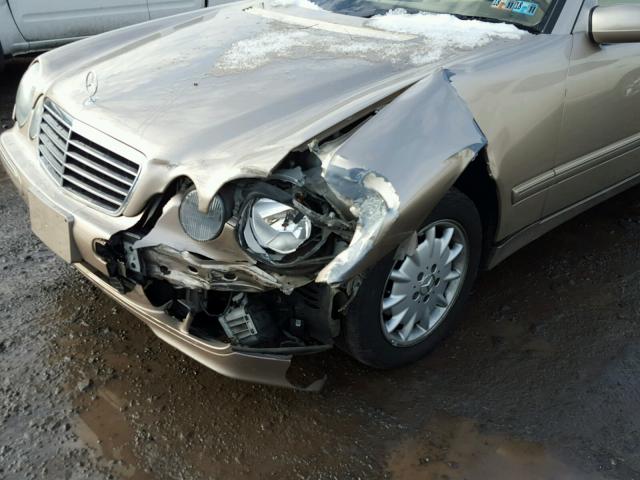 WDBJH82J73X085172 - 2003 MERCEDES-BENZ E 320 4MAT GOLD photo 9