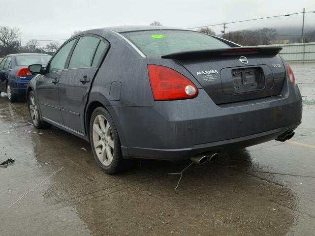 1N4BA41E47C823665 - 2007 NISSAN MAXIMA SE GRAY photo 3