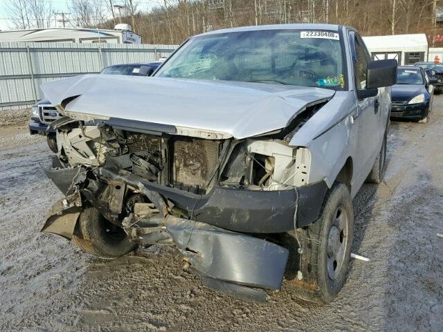 1FTRF12228KC96133 - 2008 FORD F150 SILVER photo 2