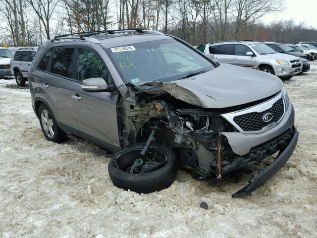 5XYKUDA67CG254648 - 2012 KIA SORENTO EX GRAY photo 1