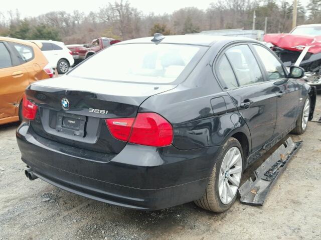 WBAPK7C50BF086819 - 2011 BMW 328 XI أسود صورة 4