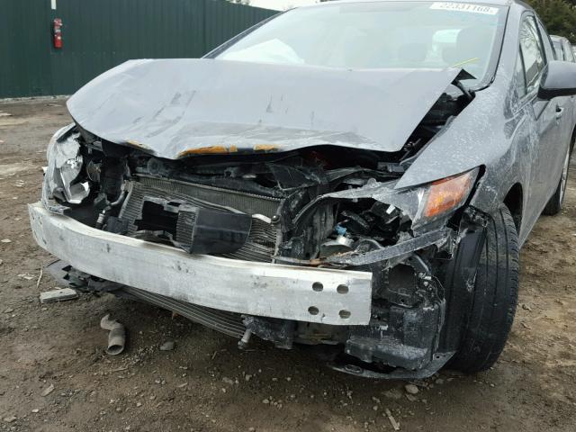 19XFB2F8XCE351927 - 2012 HONDA CIVIC EX GRAY photo 9
