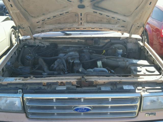 1FTEF15Y2JPB73570 - 1988 FORD F150 BROWN photo 7