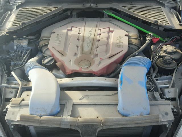 5UXFG8C58BLZ96868 - 2011 BMW X6 XDRIVE5 Gümüş fotoğraf 7