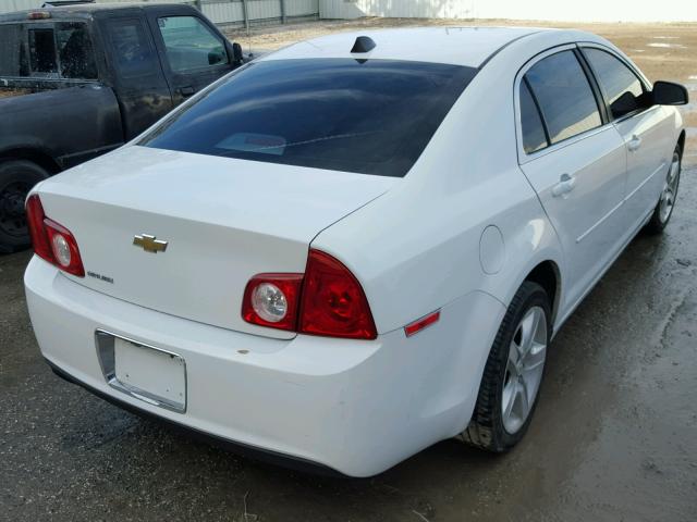 1G1ZB5E01CF188724 - 2012 CHEVROLET MALIBU LS WHITE photo 4