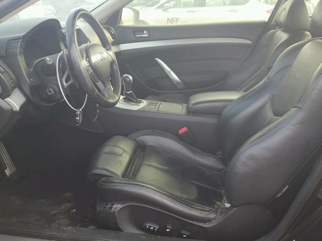 JNKCV64E38M111278 - 2008 INFINITI G37 BASE BLACK photo 5