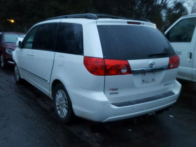 5TDZK22C67S085020 - 2007 TOYOTA SIENNA XLE WHITE photo 3