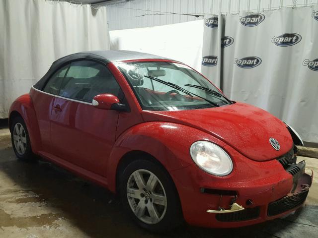 3VWRF31YX7M410143 - 2007 VOLKSWAGEN NEW BEETLE 红色 照片 1