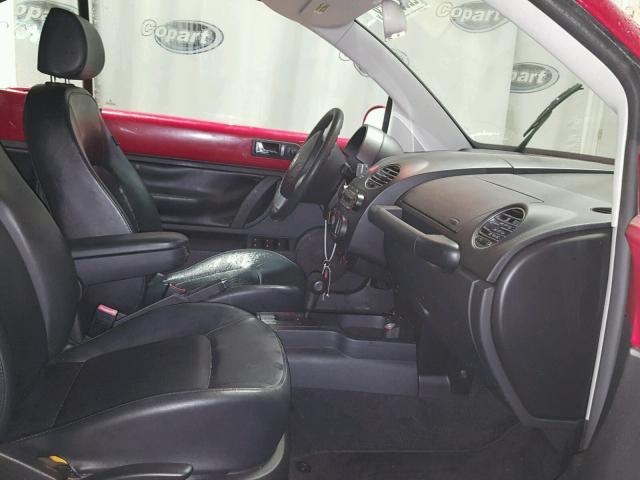 3VWRF31YX7M410143 - 2007 VOLKSWAGEN NEW BEETLE 红色 照片 5