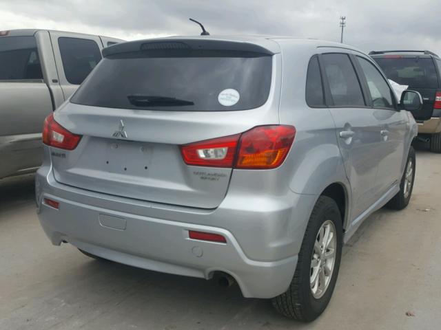 JA4AP3AU3BZ012073 - 2011 MITSUBISHI OUTLANDER SILVER photo 4