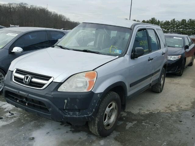 SHSRD78414U220615 - 2004 HONDA CR-V LX SILVER photo 2