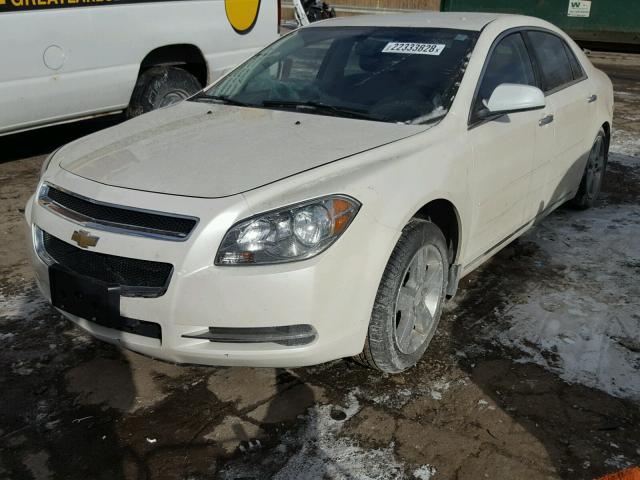 1G1ZD5E02CF214404 - 2012 CHEVROLET MALIBU 2LT WHITE photo 2