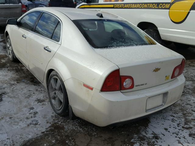 1G1ZD5E02CF214404 - 2012 CHEVROLET MALIBU 2LT WHITE photo 3