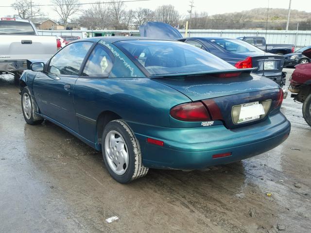 1G2JB1240T7535687 - 1996 PONTIAC SUNFIRE SE GREEN photo 3