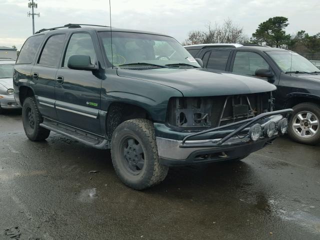 1GNEK13T31J289003 - 2001 CHEVROLET TAHOE K150 GREEN photo 1