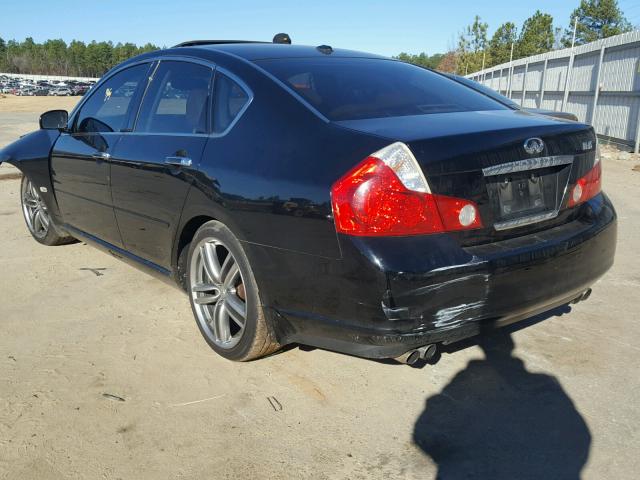 JNKBY01E46M203694 - 2006 INFINITI M45 BASE BLACK photo 3