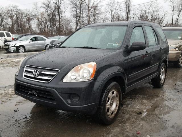 SHSRD785X6U405337 - 2006 HONDA CR-V LX BLACK photo 2