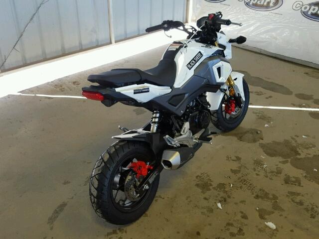 MLHJC6115H5207551 - 2017 HONDA GROM 125 WHITE photo 4