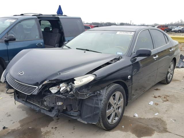 JTHBA30G565157389 - 2006 LEXUS ES 330 BLACK photo 2