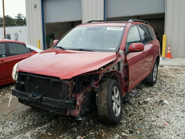 JTMBD31V076039347 - 2007 TOYOTA RAV4 LIMIT RED photo 2