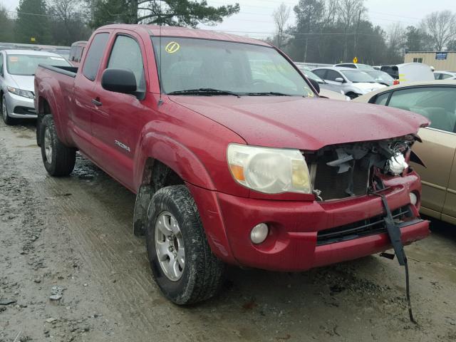 5TETU62N55Z125435 - 2005 TOYOTA TACOMA PRE RED photo 1