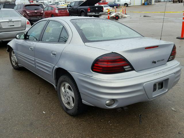 1G2NE52E1XM726373 - 1999 PONTIAC GRAND AM S SILVER photo 3