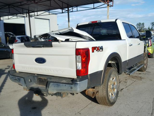 1FT7W2BT8HEB98583 - 2017 FORD F250 SUPER WHITE photo 4