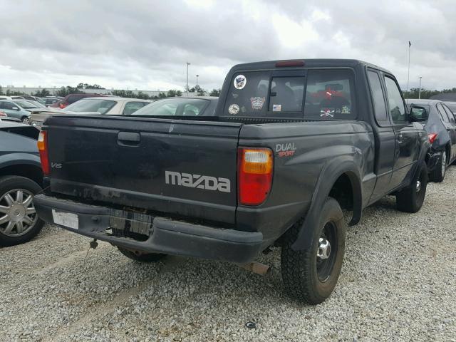 4F4YR16U82TM10840 - 2002 MAZDA B3000 CAB BLACK photo 4