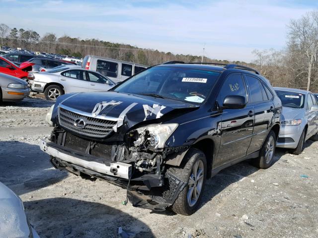 JTJGW31U672004100 - 2007 LEXUS RX 400H BLACK photo 2