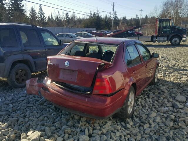 3VWRA29M3YM056333 - 2000 VOLKSWAGEN JETTA GL RED photo 4