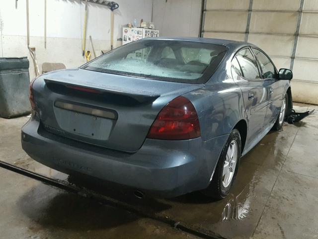 2G2WP552161238437 - 2006 PONTIAC GRAND PRIX BLUE photo 4