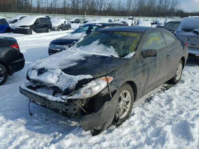 4T1CE38P05U985204 - 2005 TOYOTA CAMRY SOLA BLACK photo 2