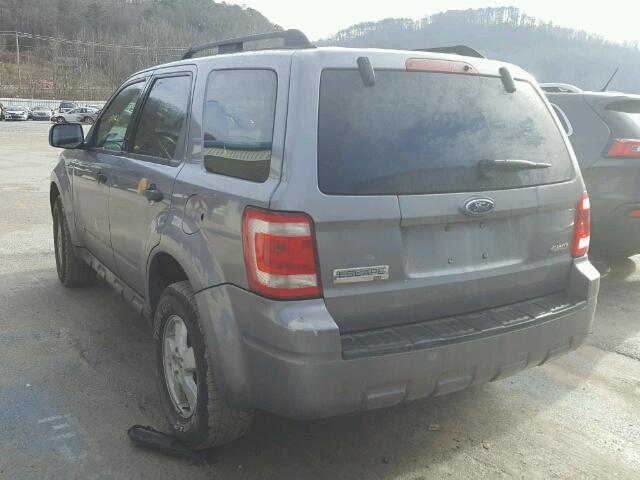 1FMCU93Z78KA52494 - 2008 FORD ESCAPE XLT GRAY photo 3