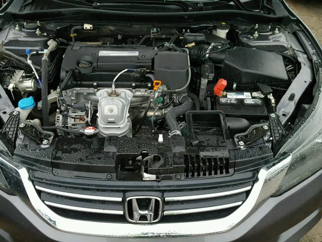 1HGCR2F3XFA258398 - 2015 HONDA ACCORD LX GRAY photo 7