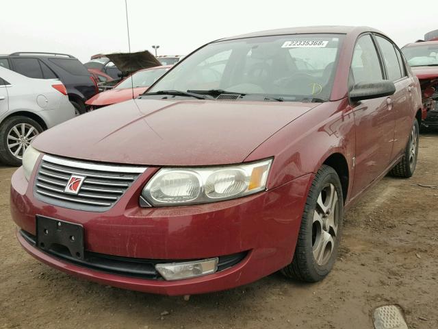 1G8AL52F25Z112967 - 2005 SATURN ION LEVEL MAROON photo 2