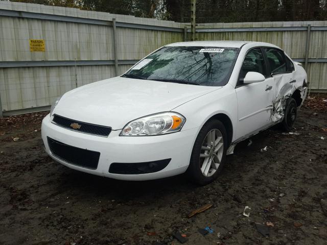 2G1WC5E38C1200434 - 2012 CHEVROLET IMPALA LTZ WHITE photo 2