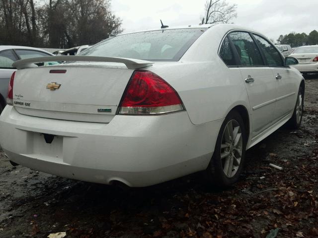 2G1WC5E38C1200434 - 2012 CHEVROLET IMPALA LTZ WHITE photo 4