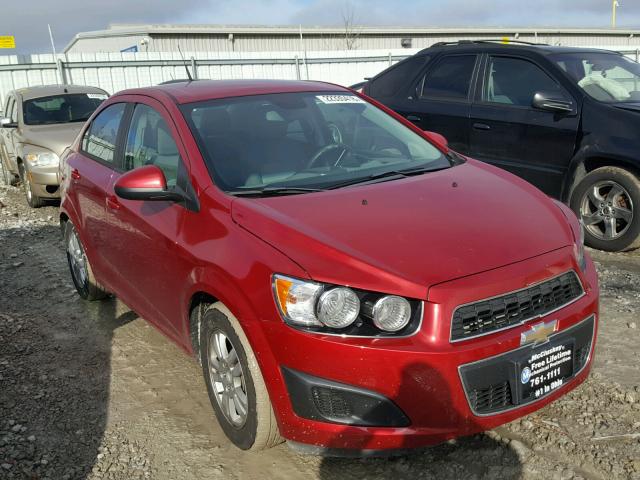 1G1JA5SH9C4158876 - 2012 CHEVROLET SONIC LS RED photo 1