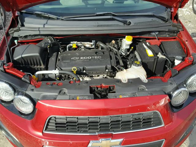 1G1JA5SH9C4158876 - 2012 CHEVROLET SONIC LS RED photo 7