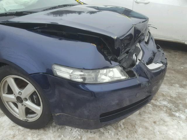 19UUA65594A053156 - 2004 ACURA TL BLUE photo 9