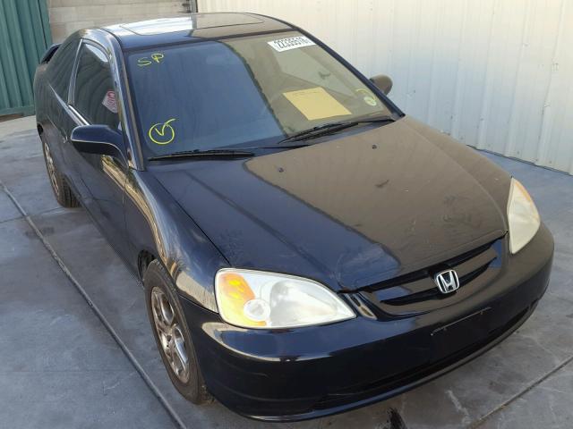 1HGEM22052L098495 - 2002 HONDA CIVIC EX BLACK photo 1