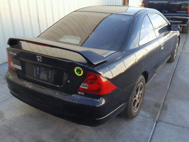 1HGEM22052L098495 - 2002 HONDA CIVIC EX BLACK photo 4