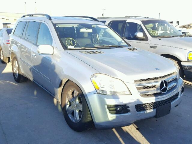 4JGBF71E97A197955 - 2007 MERCEDES-BENZ GL 450 4MA SILVER photo 1