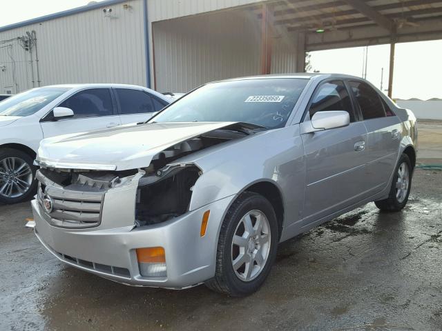 1G6DM57T660125390 - 2006 CADILLAC CTS SILVER photo 2