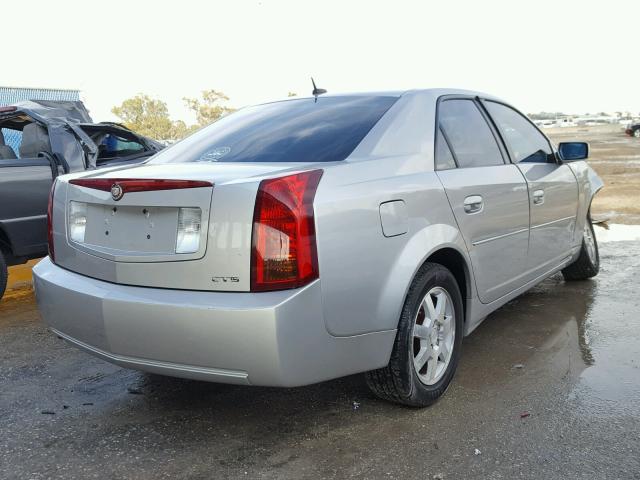 1G6DM57T660125390 - 2006 CADILLAC CTS SILVER photo 4
