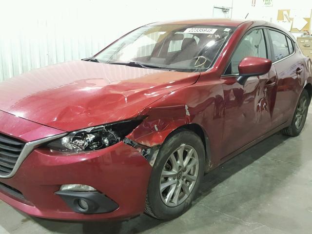 3MZBM1L73FM205617 - 2015 MAZDA 3 TOURING RED photo 9