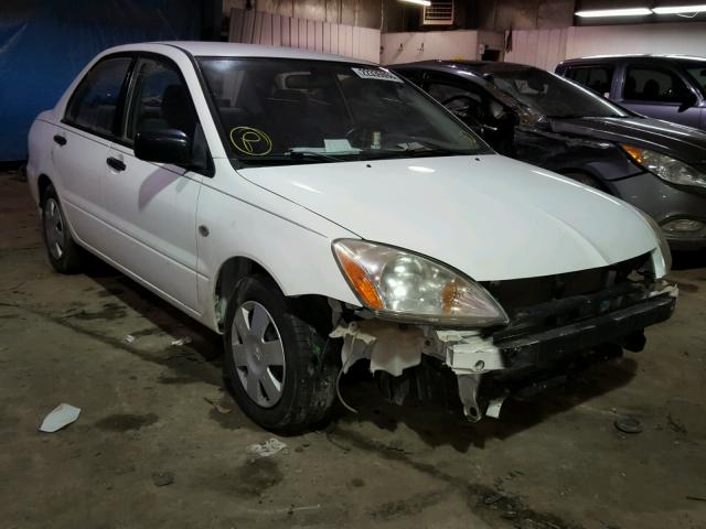 JA3AJ26EX4U036422 - 2004 MITSUBISHI LANCER ES WHITE photo 1