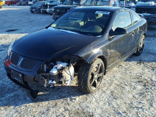 1G2AN15B777188897 - 2007 PONTIAC G5 GT BLACK photo 2