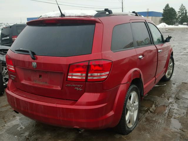 3D4PH6FV0AT171206 - 2010 DODGE JOURNEY R/ RED photo 4