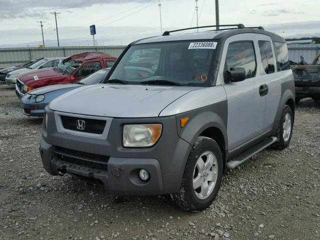 5J6YH28583L002373 - 2003 HONDA ELEMENT EX SILVER photo 2